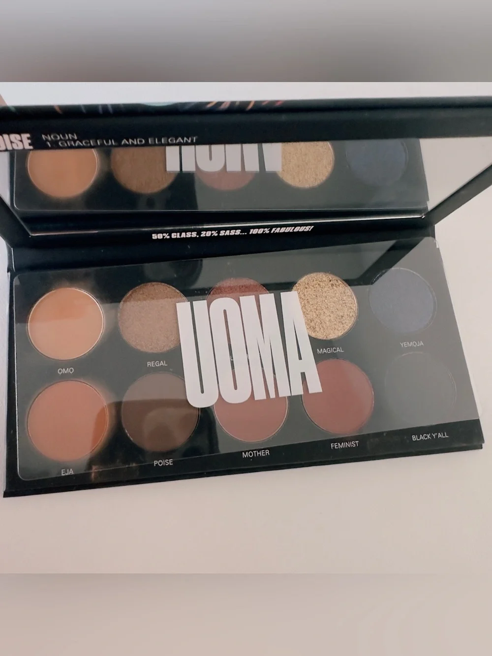 UOMA Beauty Black Magic Eyeshadow Palette - Poise